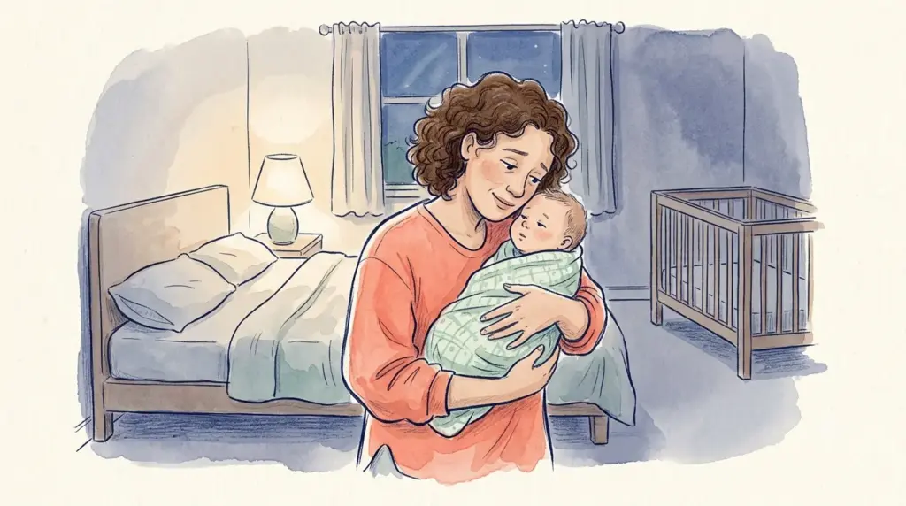 Bébé ne fait pas ses nuits : ce qui est normal (et ce qui aide)